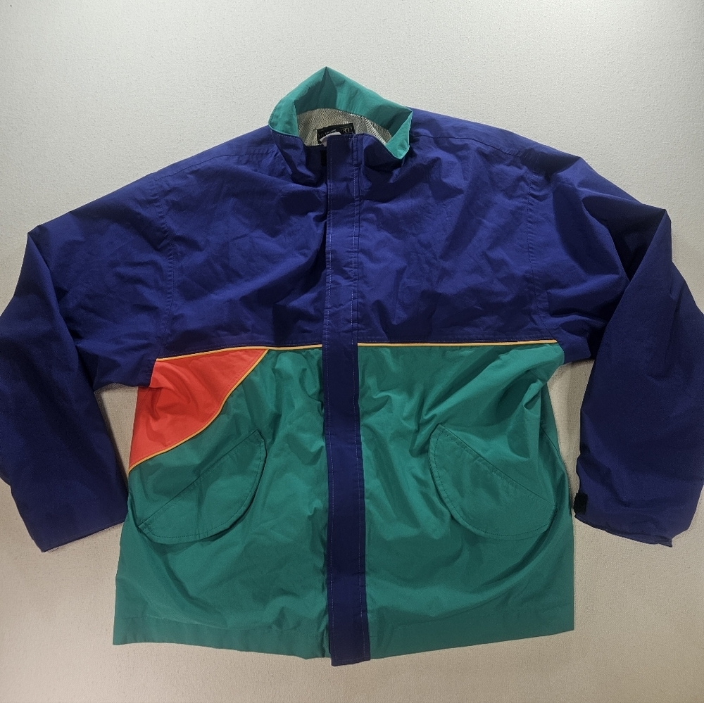 LinkSport Gore-Tex Jacket XL Made USA 90s Colorblock